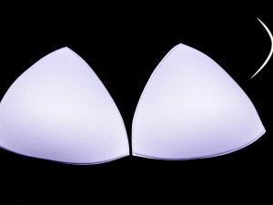 Košíčky do plavek / korzetů KWP2 - Bílá vel.65B