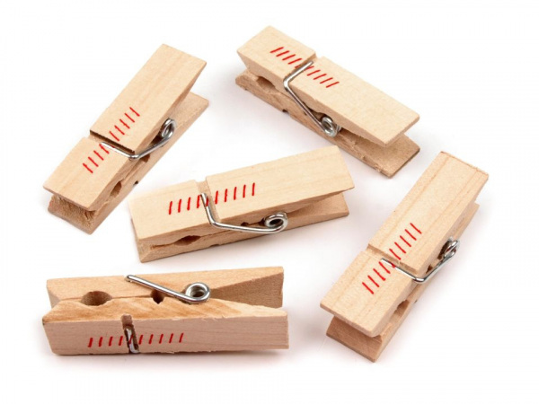 Dřevěný kolíček 12x45 mm s potiskem