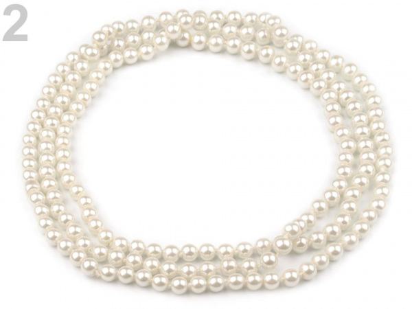 Perlový náhrdelník ve stylu 30. let