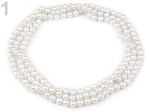 Perlový náhrdelník ve stylu 30. let