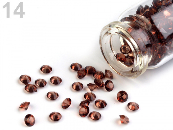 Broušené kamínky SS16 pro výrobu štrasu / svatebních stolů