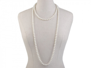 Perlový náhrdelník ve stylu 30. let