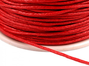 Šňůra bavlněná Ø0,8 mm voskovaná