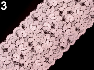 Elastická krajka / vsadka / běhoun šíře 16 cm