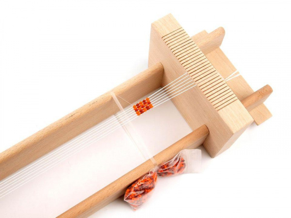 Tkací rám na korálky velký