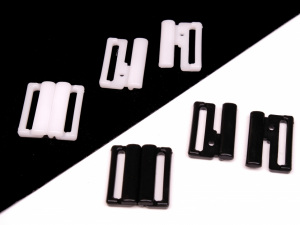 Zapínání plavkové šíře 20mm plastové - Bílá