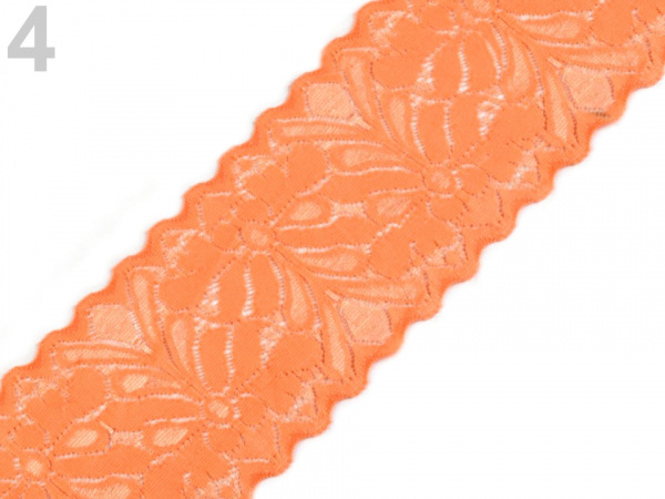 Elastická krajka / vsadka šíře 80 mm