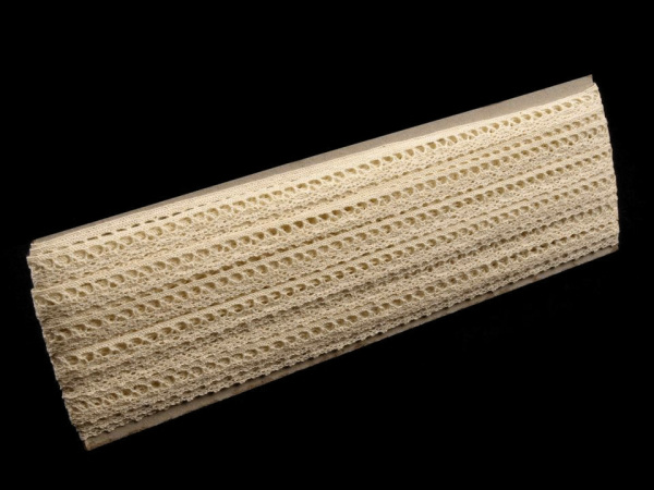 Bavlněná krajka šíře 15 mm paličkovaná