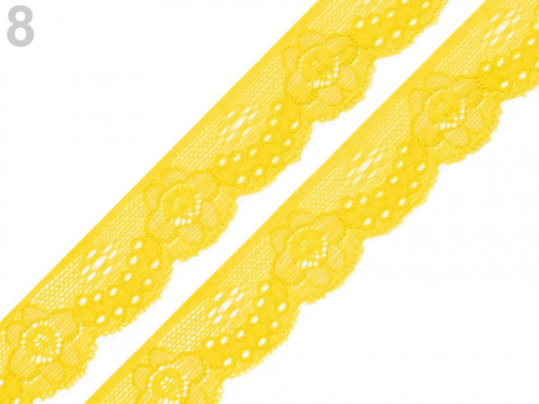 Elastická krajka šíře 28 mm