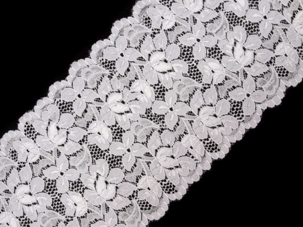 Elastická krajka / vsadka / běhoun šíře 16 cm