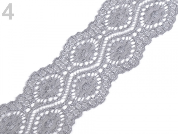 Elastická krajka / vsadka šíře 60 mm