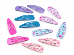 Sponka do vlasů mini pukačka s potiskem