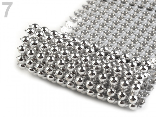 Borta šíře 58 mm s perlami