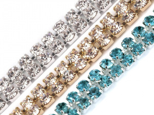 Štrasová metráž šíře 5 mm