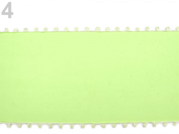 Stuha s květy na okrajích šíře 11,5 cm