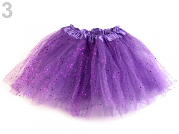 Karnevalová sukýnka s glitry