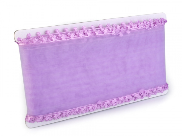 Stuha s květy na okrajích šíře 11,5 cm