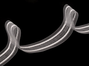 Záclonovka 1 skladová šíře 25 mm