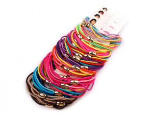 Gumička do vlasů s korálkem