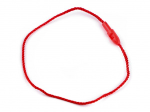 Šňůrka na visačku PES s pojistkou