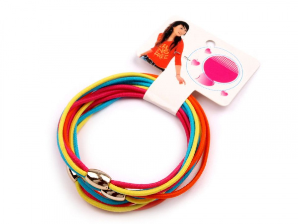 Gumička do vlasů s korálkem