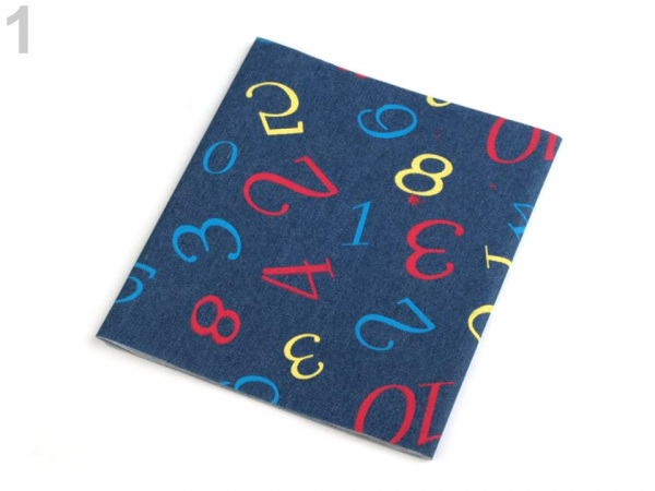 Nažehlovací záplaty riflové 17x43 cm