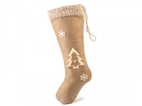 Mikulášská / vánoční punčocha 20x45 cm