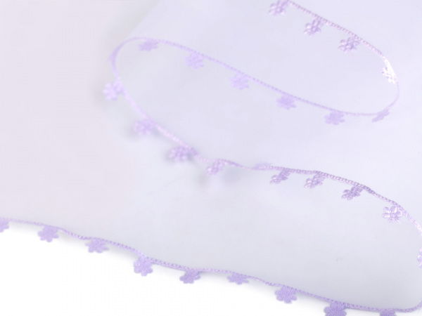 Stuha s květy na okrajích šíře 11,5 cm