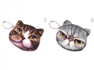 Peněženka kočka 11x11,5 cm