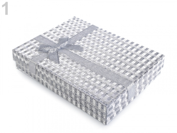 Krabička exklusivní s mašlí 12x16 cm