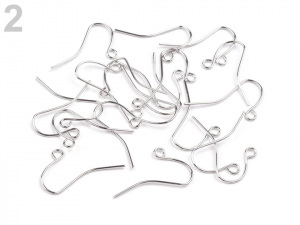 Afroháček výška 13 mm s očkem