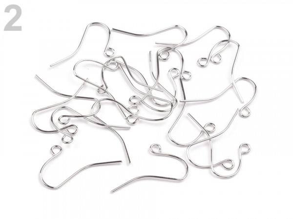 Afroháček výška 13 mm s očkem