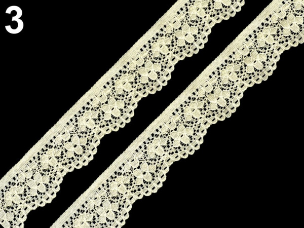 Elastická krajka šíře 25 mm