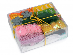 Kreativní mix - krajky, prýmky, stuhy