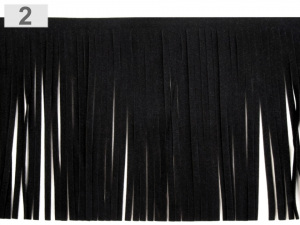 Třásně z eko kůže šíře 15 cm