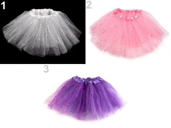 Karnevalová sukýnka s glitry