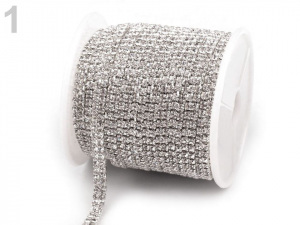 Štrasová metráž šíře 5 mm