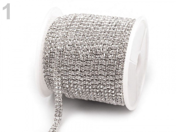 Štrasová metráž šíře 5 mm
