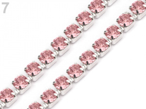 Štrasový prýmek / borta šíře 2,4 mm