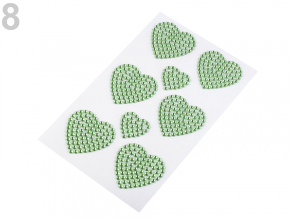 Samolepicí srdce z kamínků