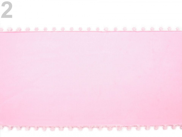 Stuha s květy na okrajích šíře 11,5 cm