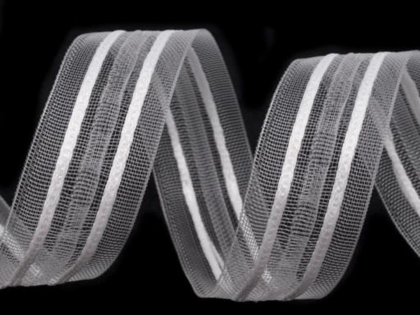 Záclonovka 1 skladová šíře 25 mm