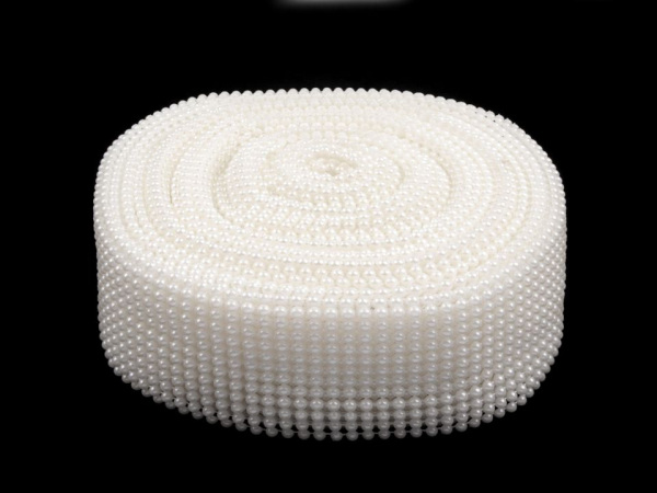 Borta šíře 58 mm s perlami