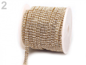 Štrasová metráž šíře 5 mm