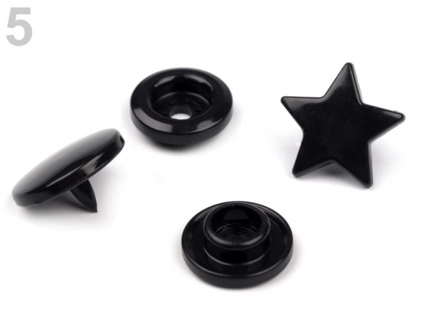 Plastové patentky velikost 20" hvězda