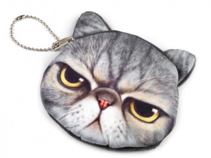 Peněženka kočka 11x11,5 cm