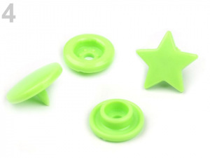 Plastové patentky velikost 20" hvězda