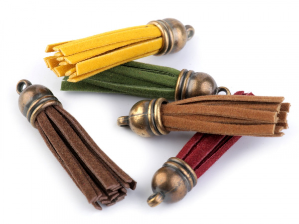 Přívěsek střapec délka 48 mm