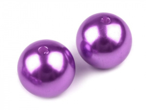 Plastové voskové korálky / perly Glance Ø20 mm