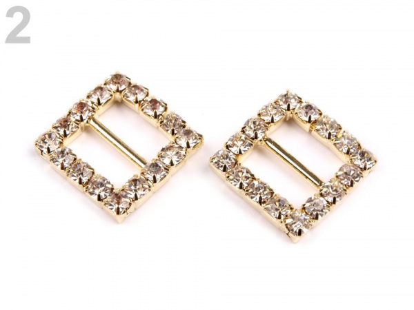 Štrasová spona / ozdoba malá